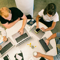 mensen in meeting