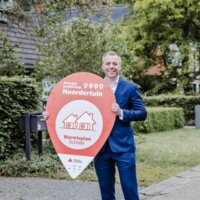persoon in woonwijk in Schilde