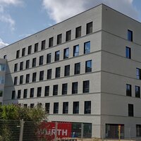 gebouw labo KUL langs buitenzijde
