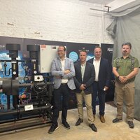 groepsfoto technische ruimte
