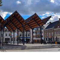 Foto van markt in Vilvoorde