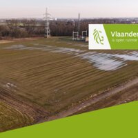 foto van de te bebossen gronden op publicatie Vlaamse overheid