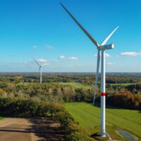 windturbine in Zoersel