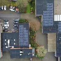 PV op daken provinciale hogeschool