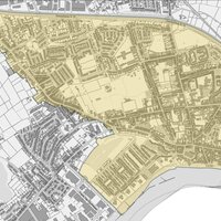 zone voor warmtenetten uit warmteplan Temse