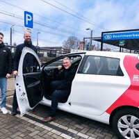 deelwagen Klimaan aan station