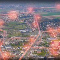 satellietbeeld warmtenet Eeklo