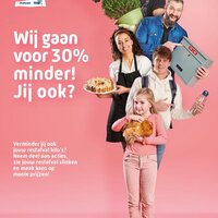 Affiche Wij gaan voor 30% minder