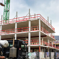werffoto van het project
