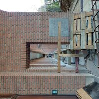 foto van renovatie buitenzijde gebouw