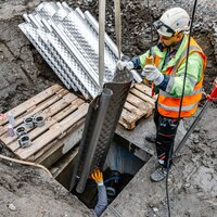 warmtewisselaar wordt in de collector geïnstalleerd