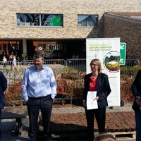 Inhuldiging groene gemeente in aanwezigheid van Bart Somers