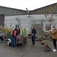 foto van afhaalmoment plantgoed 