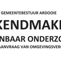 Bekendmaking openbaar onderzoek