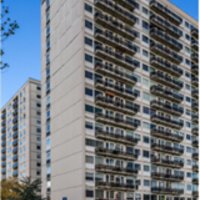 foto van appartementsblok