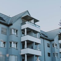 foto van appartementsblok