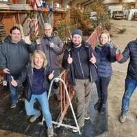 enthousiaste medewerkers van de gemeente Zwalm