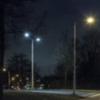 straatverlichting nacht