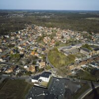 luchtfoto van de wijk