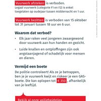 flyer met uitleg regelgeving