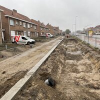 Tijdens de werken